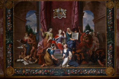 Queen Anne receiving homage from the four quarters of the globe by Antonio Verrio