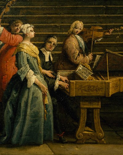 Concert at the Villa by Antonio Visentini