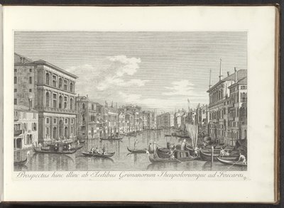 View of the Grand Canal, Palazzo Grimani, and Ca