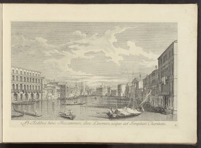 View of the Grand Canal in Venice by Antonio Visentini