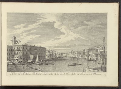 View of the Grand Canal in Venice by Antonio Visentini