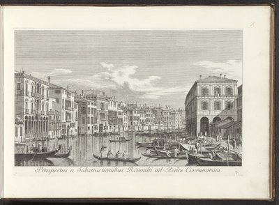 View of the Grand Canal in Venice by Antonio Visentini
