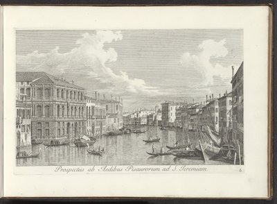 View of the Grand Canal in Venice by Antonio Visentini