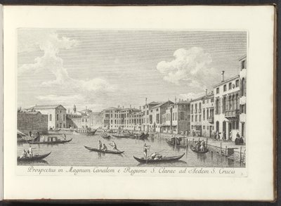 View of the Grand Canal in Venice by Antonio Visentini