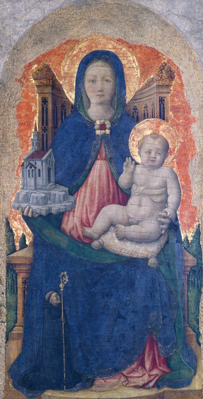 Madonna with Child (detail) by Antonio Vivarini