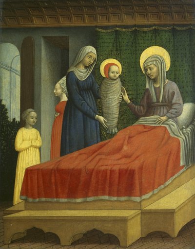 The Birth of St. Augustine by Antonio Vivarini