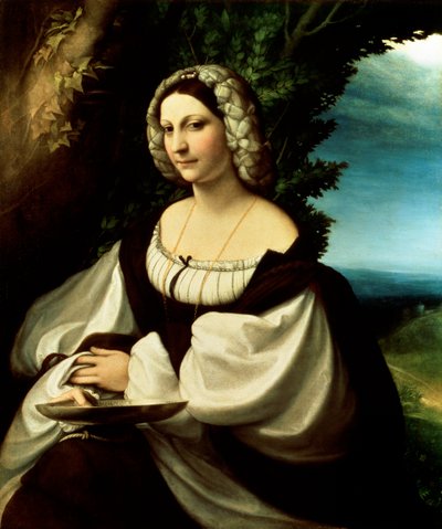 Female Portrait by Antonio da Correggio