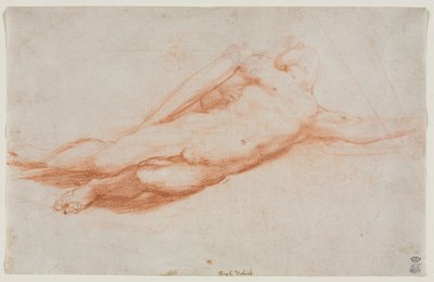 Study of a Fallen Soldier possibly the Conversion of Saul (detail), c. 1525 by Antonio da Correggio