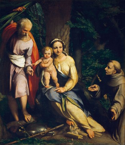 The Rest on the Flight into Egypt by Antonio da Correggio