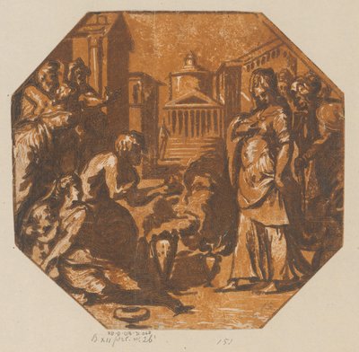 Psyche Worshipped as a Goddess by the People by Antonio da Trento