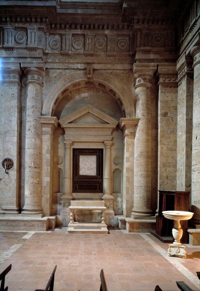 Interior View of Church of St Biagio by Antonio da the elder Sangallo
