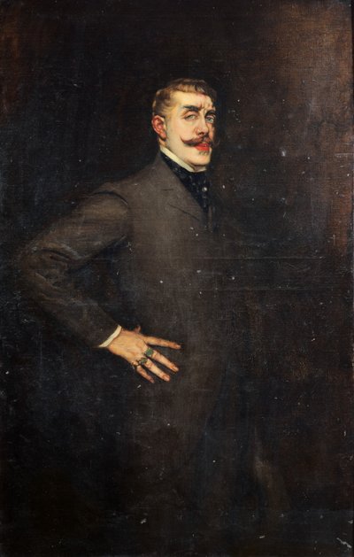 Portrait of Jean Lorrain by Antonio de la Gandara