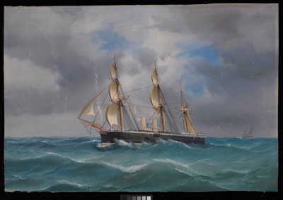 H.M.S. Alexander Flagship of the Mediterranean Fleet by Antonio de Simone