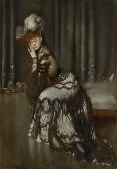 Portrait of Madame Salvator by Antonio de la Gandara