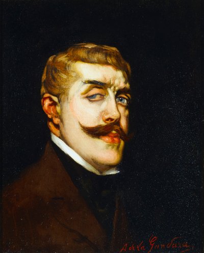 Portrait of the Poet Jean Lorrain by Antonio de la Gandara