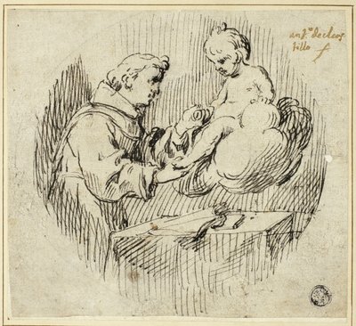 Saint Anthony of Padua with the Infant Jesus by Antonio del Castillo y Saavedra