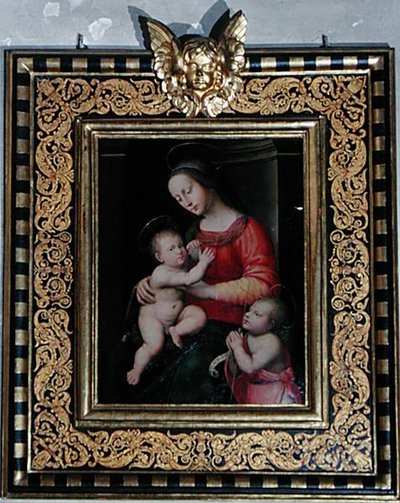 Madonna and Child with St. John the Baptist by Antonio del Ceraiolo