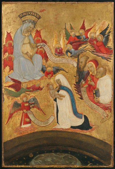 Santa Francesca Romana Holding the Christ Child by Antonio del Massaro da Viterbo