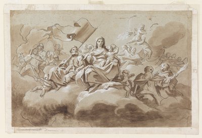 The Virgin and Child Surrounded by Saints by Antonio di Dominici