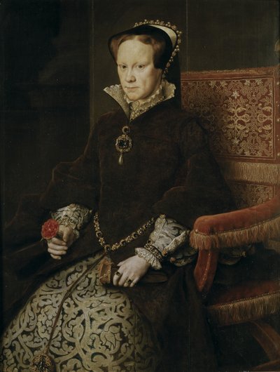 Portrait of Mary I of England, 1554 by Antonis Mor