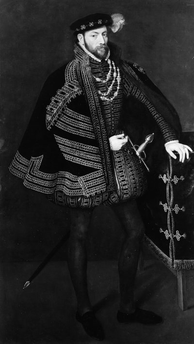 Portrait of a Man, Possibly Ottavio Farnese, Duke of Parma and Piacenza, 1563 by Antonis Mor