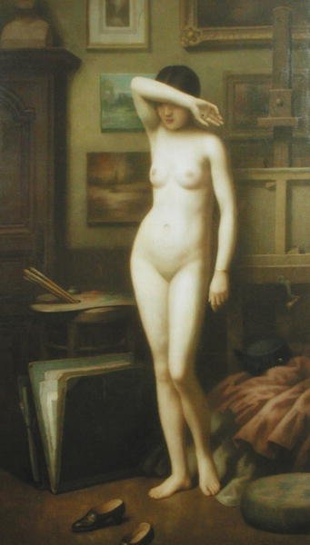 The Reluctant Model, c.1910-20 by Antony Troncet