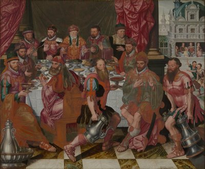 Banquet of the Council Members of the Town Hall by Antoon Claeissens