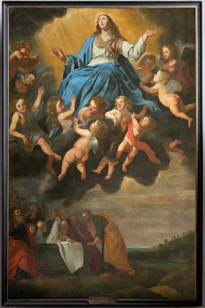 Parish Church (Sint-Eligius). Painting. Assumption of Mary. Antoon van den Heuvel. by Antoon van den Heuvel