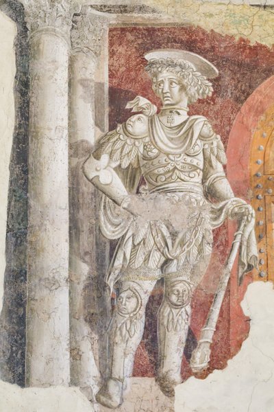 Holy knight guarding the Porta Clausa by Antornio da (attr.to) Anghiari