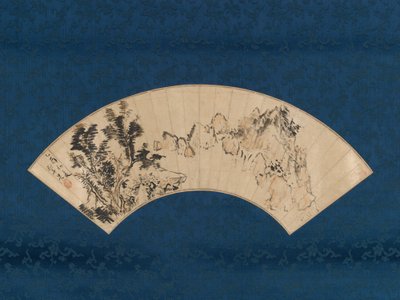 Preparing Tea by a Mountain Gorge by Aoki Mokubei