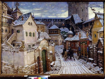 A Herald. In the Morning in the Kremlin by Apollinari Mikhailovich Vasnetsov
