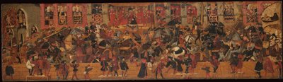 Tournament in the Square of Santa Croce, Florence by Apollonio di Giovanni