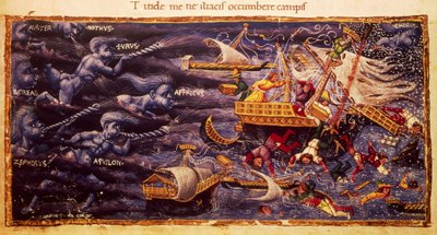 Virgilian Manuscript with Passage from Aeneid by Apollonio di Giovanni di Tommaso