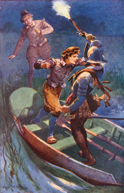 A Fight with a Spaniard by Archibald Bertram (after) Webb