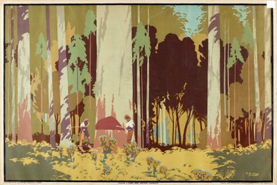 Felling a Karri Tree, Western Australia, from the series 