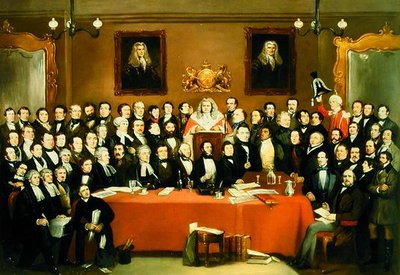 The Judge And Jury Society, In The Cider Cellar by Archibald Henning