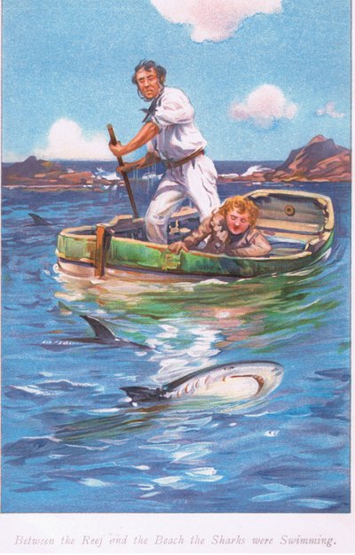 Between the Reef and the Beach the Sharks Were Swimming by Archibald Webb