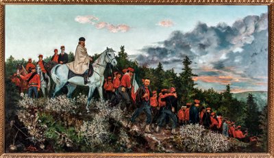 The Battle of Mentana Fought on 3 November 1867 by Archimede Tranzi