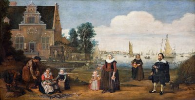 Portrait of a Family, First Third of 17th Century by Arent Arentsz