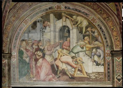 The History of Pope Alexander III: Construction of the Town of Alessandria, 1407 by Aretino Luca Spinello or Spinelli