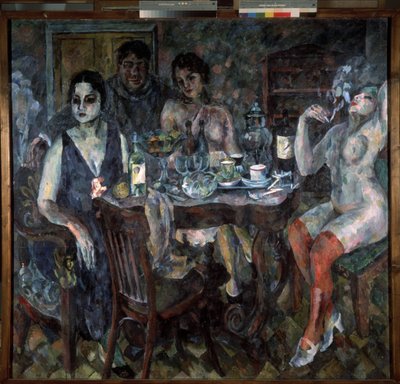 In the Artist Studio by Aristarkh Vasilievic Lentulov