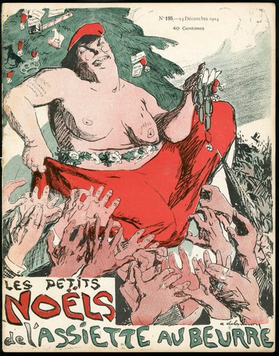 Cover of The Butter Plate, number 194, Satirical in Colors by Aristide Delannoy