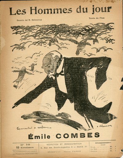 Cover of Les Hommes du jour, number 10 by Aristide Delannoy