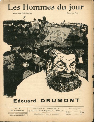 Cover of Les Hommes du jour, number 4 by Aristide Delannoy