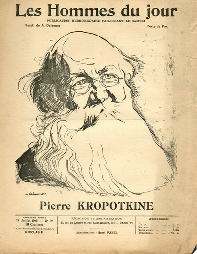 Cover of “The Men of the Day”, Satirical in N & B, number 79 by Aristide Delannoy