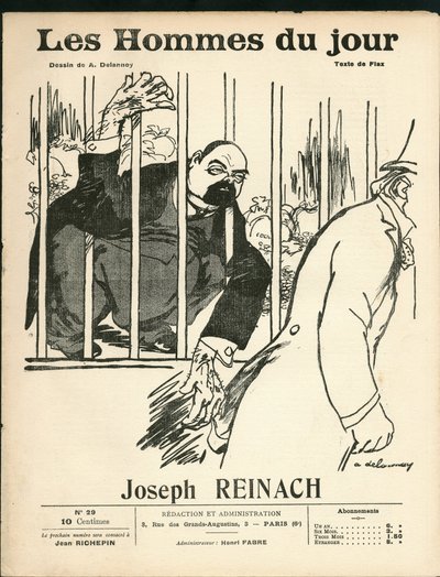 Cover of The Men of the Day, circa 1905 by Aristide Delannoy