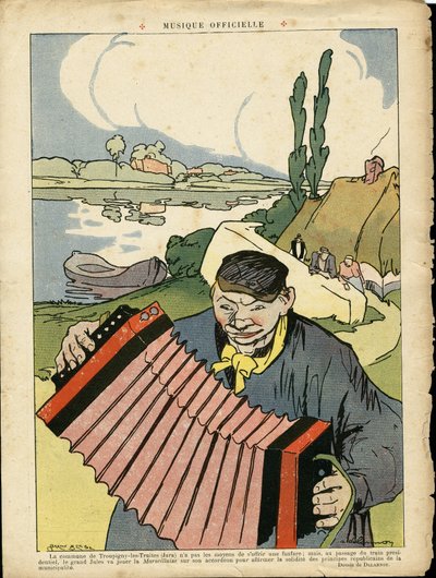Illustration in Le Rire by Aristide Delannoy