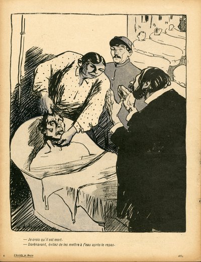 The Butter Plate, number 173, Satirical in Colours by Aristide Delannoy