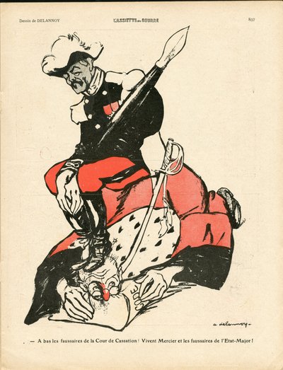 The Butter Plate, number 417, Satirical in Colors by Aristide Delannoy