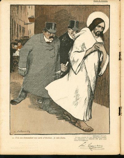 The Butter Plate, Number 263, Satirical in Colors by Aristide Delannoy